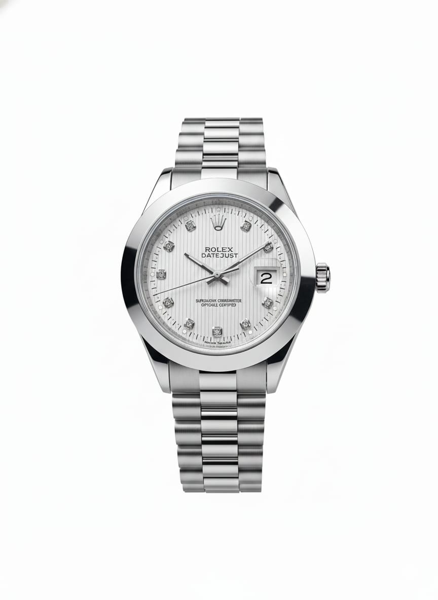 Rolex Oyster Perpetual | Date Just | Master Quality | Stainless Steel | Silver White