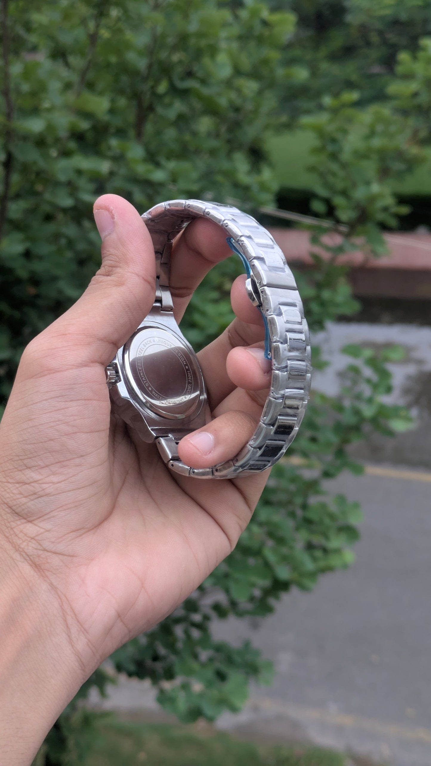Patek Phillipe Geneve | Stainless Steel | Heavy Weight | Silver black | Date working