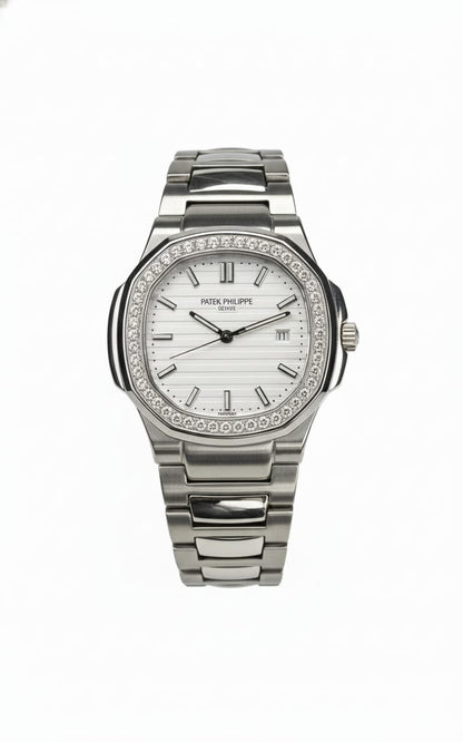 Patek Phillipe Geneve | Master Quality | Date Working | Iced Stone