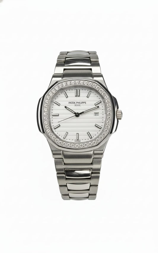 Patek Phillipe Geneve | Master Quality | Date Working | Iced Stone