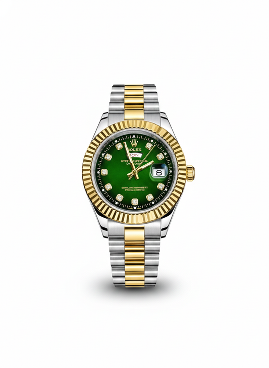 Rolex Oyster Perpetual | Date Just | Master Quality | Stainless Steel | Two Tone Green