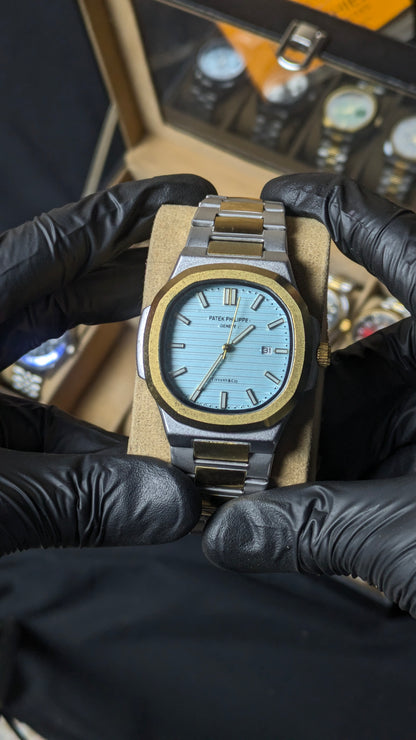 Patek Phillipe Geneve | Master Quality | Date Working | Two Tone Tiffany