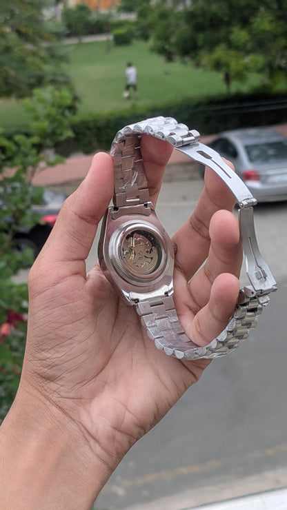 Rolex oyster perpetual | Skeleton Back | Semi automatic movement