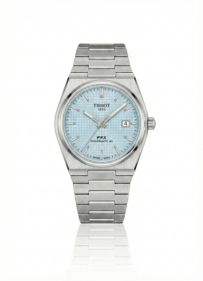 Tissot PRX 1853 | Stainless Steel | Master Quality | Date Working | Heavy weight | Silver Tiffany