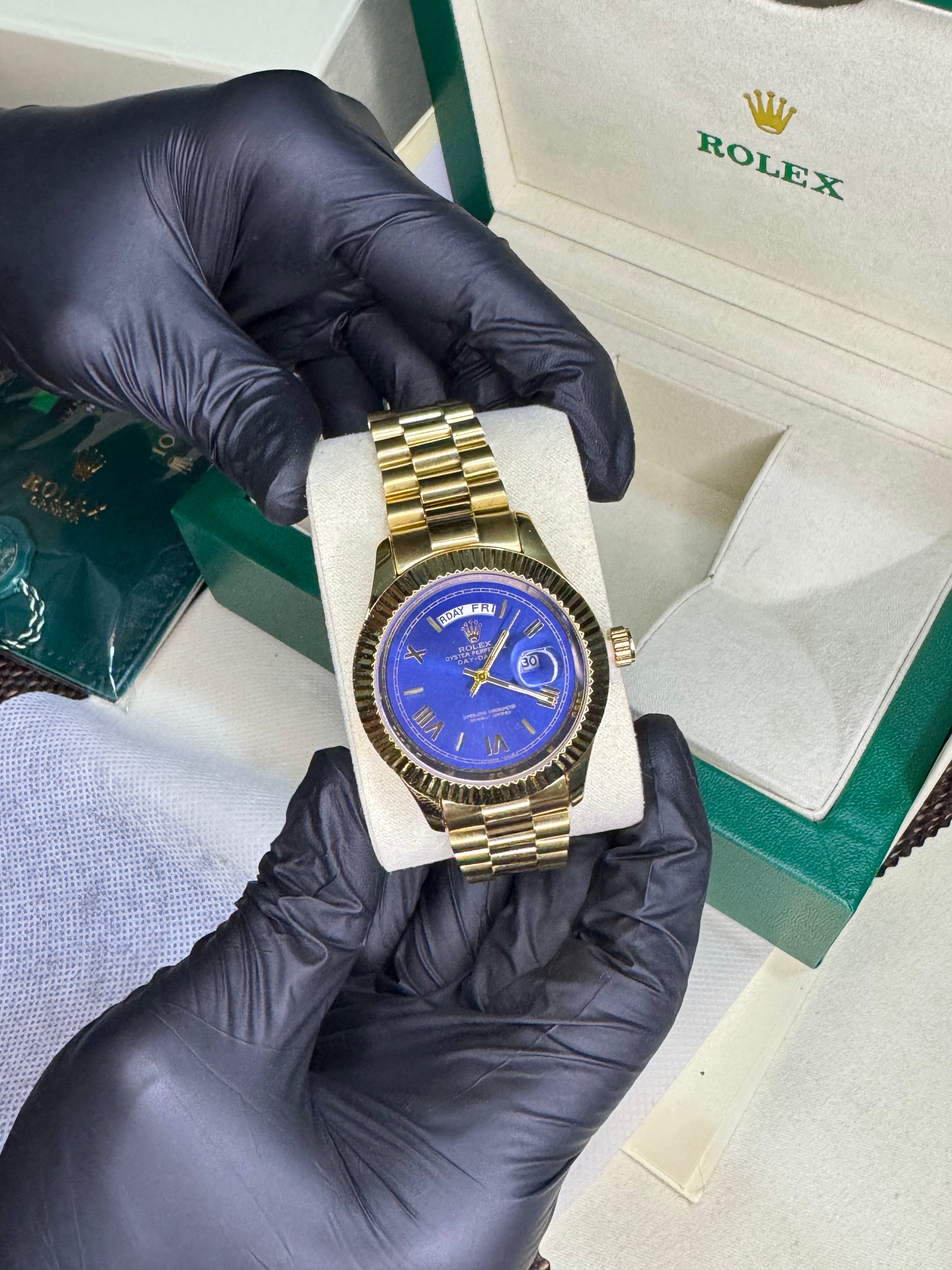 Rolex Oyster Perpetual | Gold Blue | High Grade