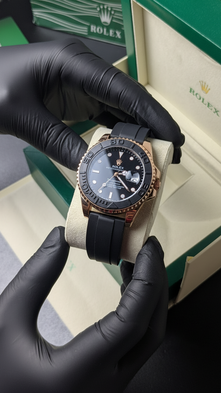 Rolex Yatch master | Rotateable Dial | butterfly lock | Master Quality