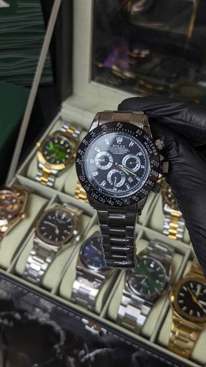 Rolex oyster perpetual Silver Black Daytona