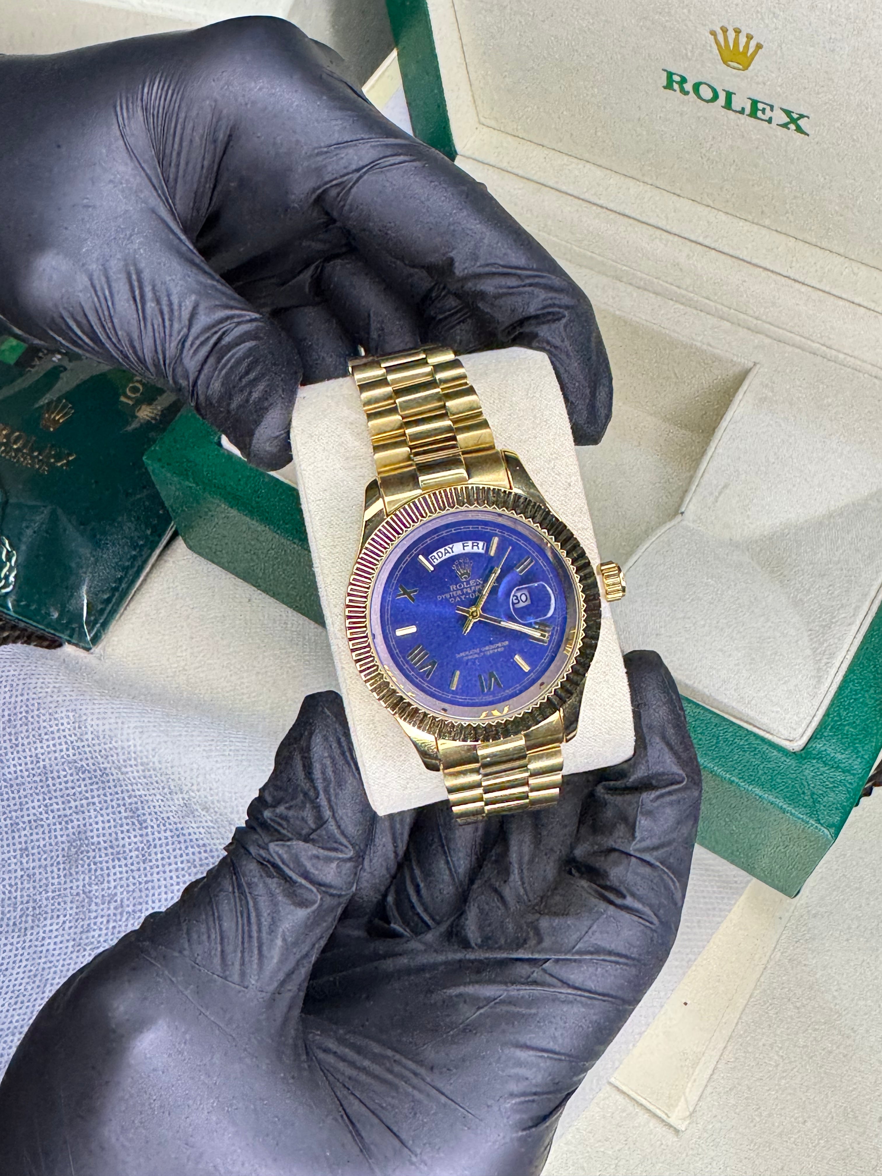 Rolex Oyster Perpetual | Gold Blue | High Grade