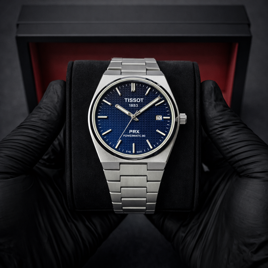 Tissot PRX 1853 | Silver Blue | Master Quality | Date working