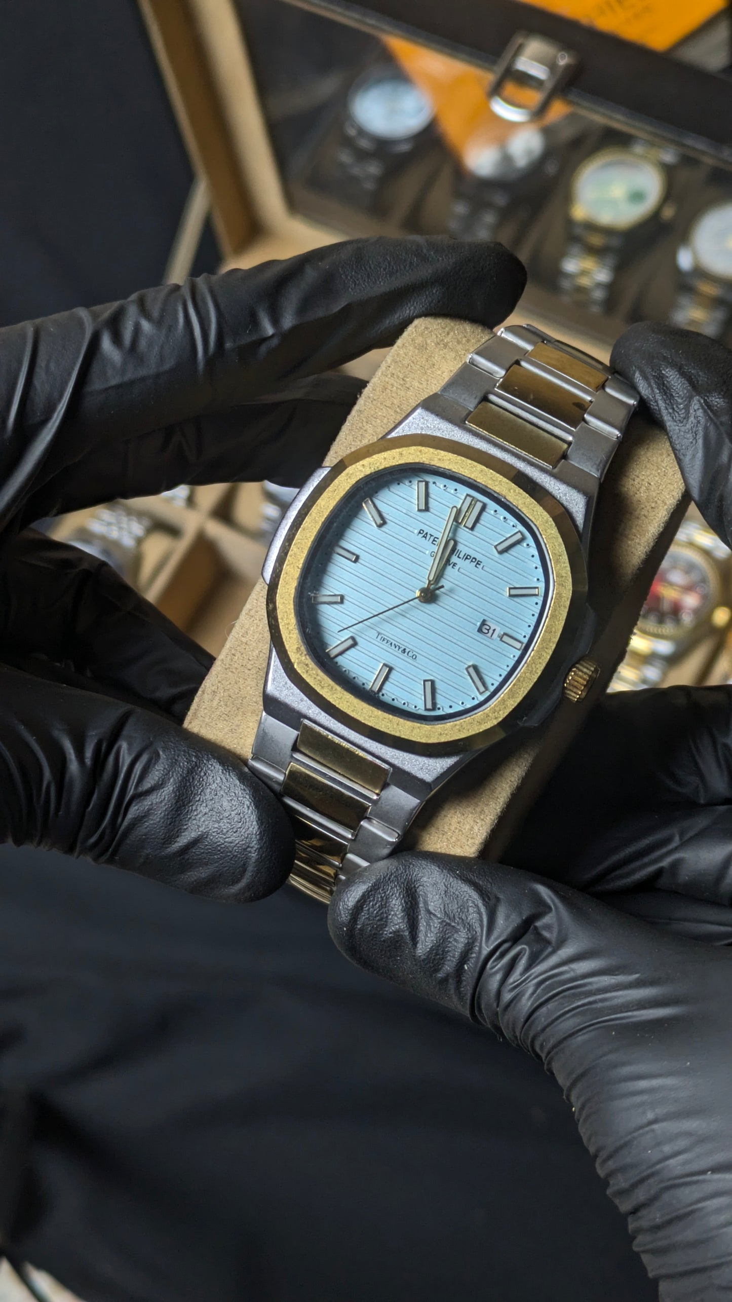 Patek Phillipe Geneve | Master Quality | Date Working | Two Tone Tiffany