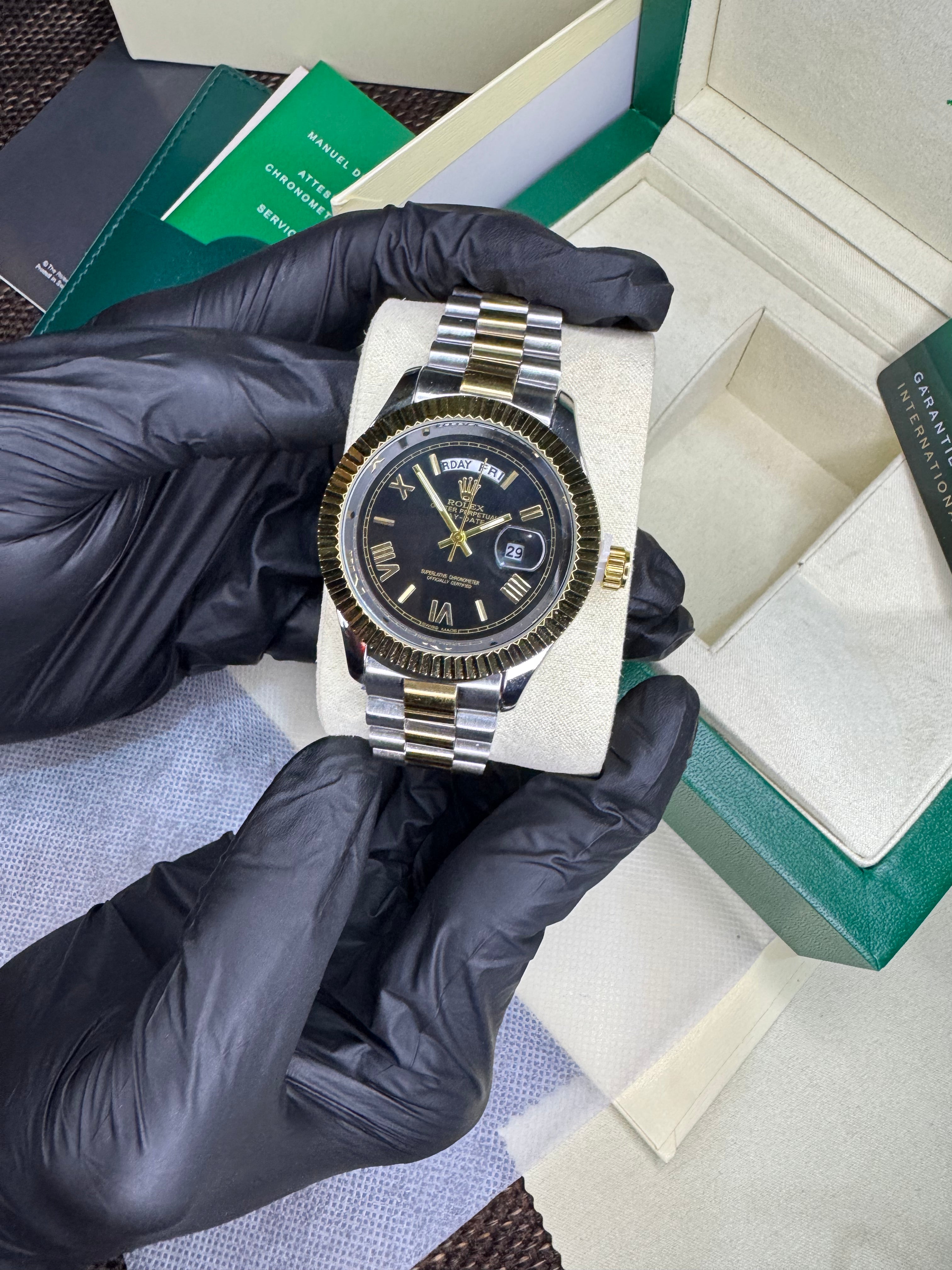 Rolex Oyster Perpetual | Two tone black | High grade