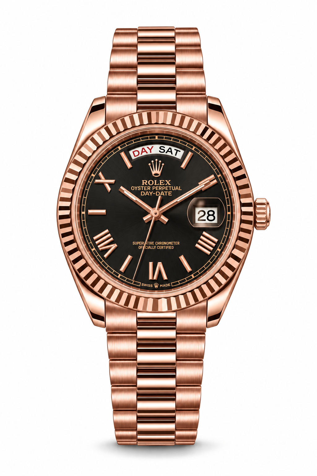 Rolex Oyster Perpetual High Grade | Rose Gold Chocolate