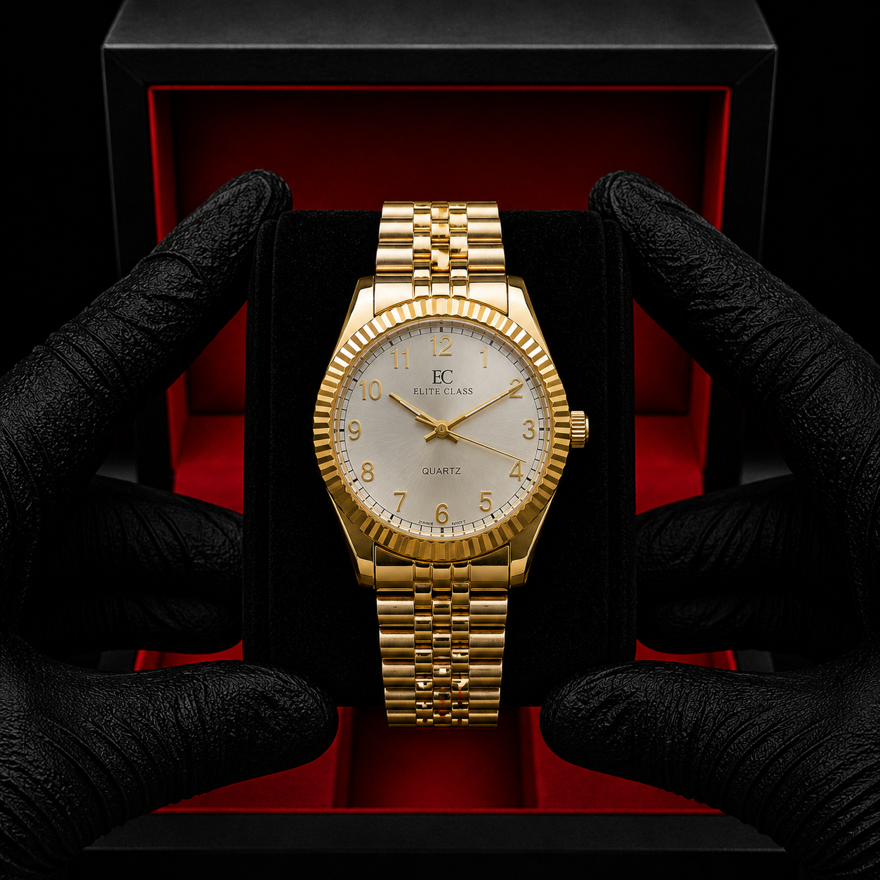Elite Class Watch | Gold & Two tone Chain