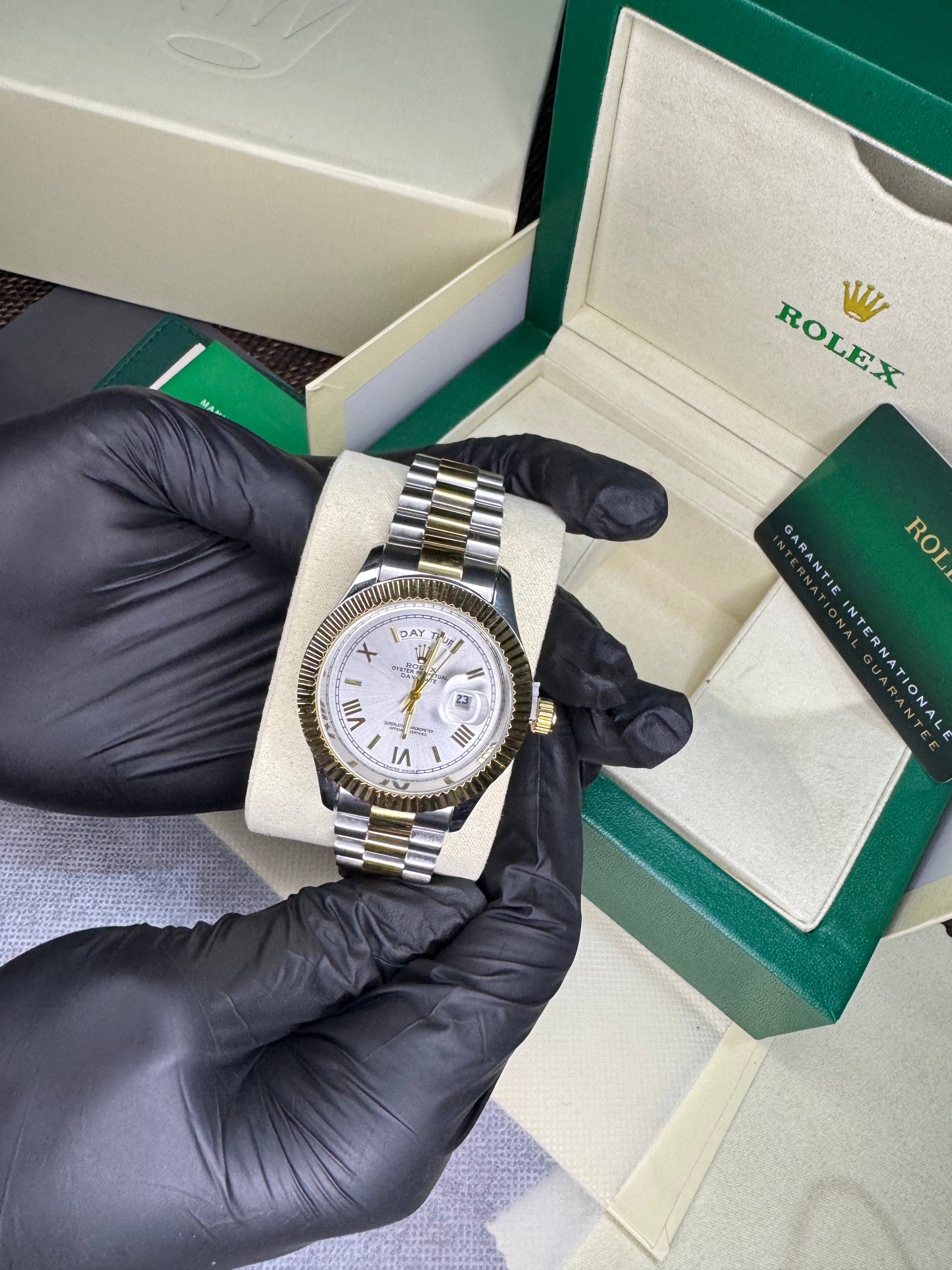 Rolex Oyster Perpetual | Two tone white | High grade