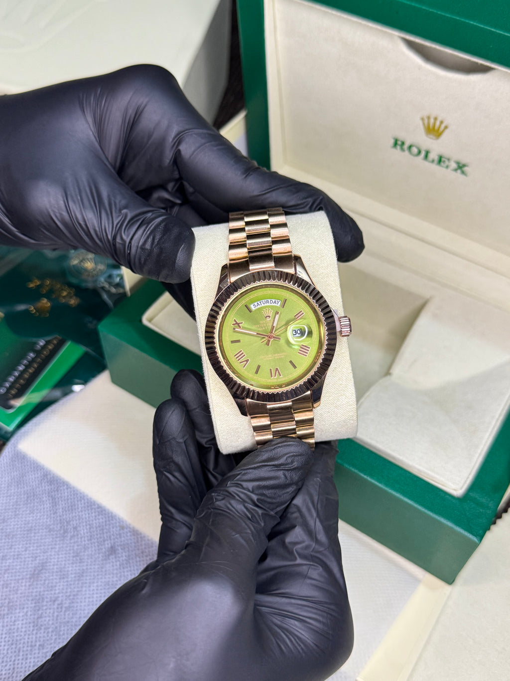 Rolex Oyster Perpetual | Olive Green | High Grade