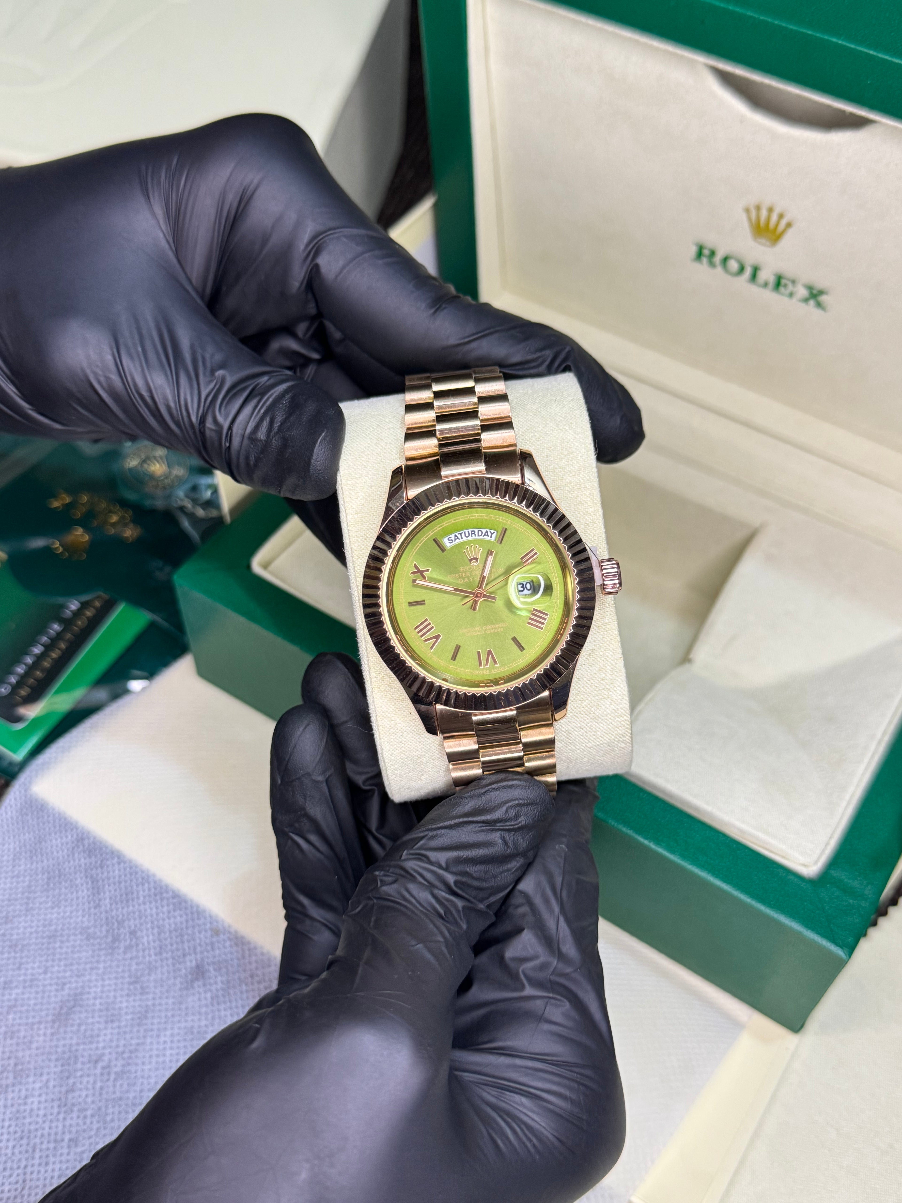 Rolex Oyster Perpetual | Olive Green | High Grade