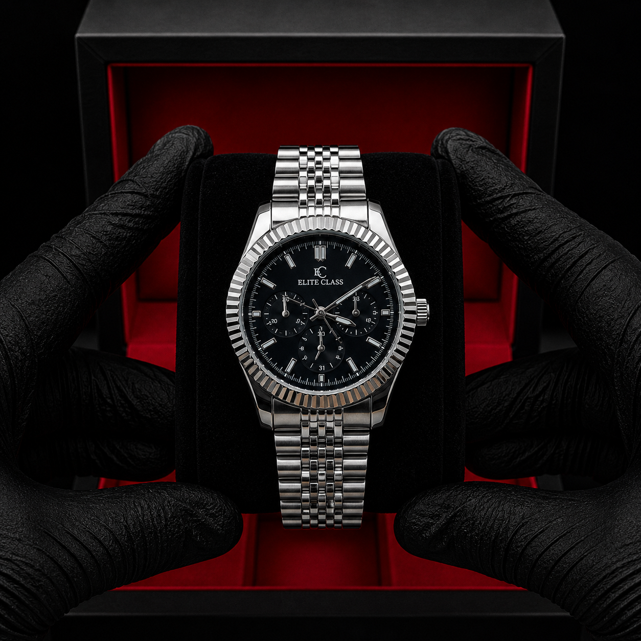 Elite Class Watch | Silver Chain | Best Seller