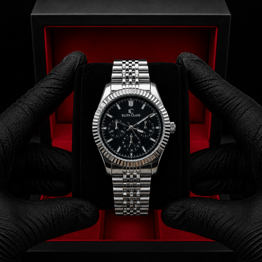 Elite Class Watch | Silver Chain | Best Seller