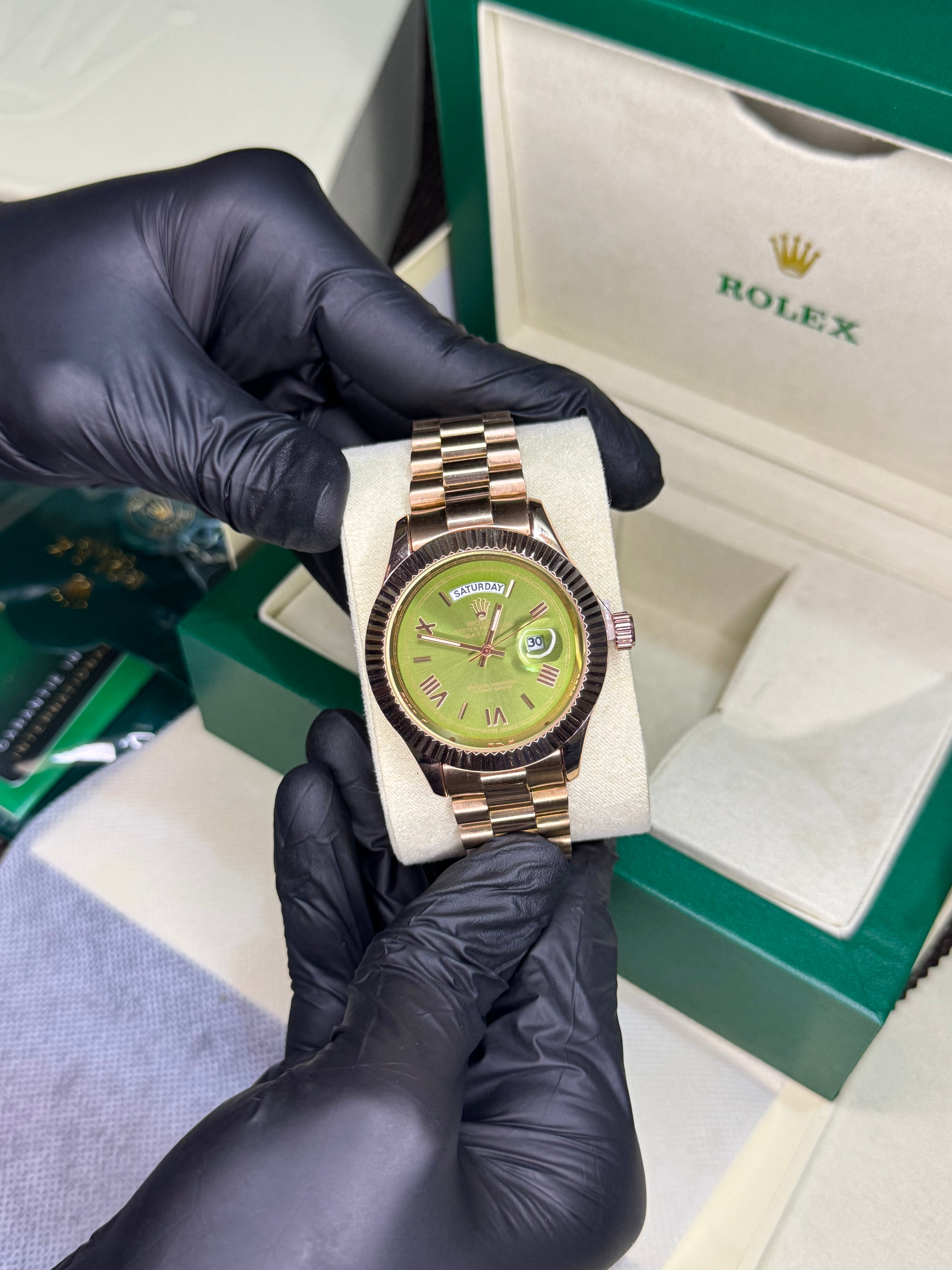 Rolex Oyster Perpetual | Olive Green | High Grade