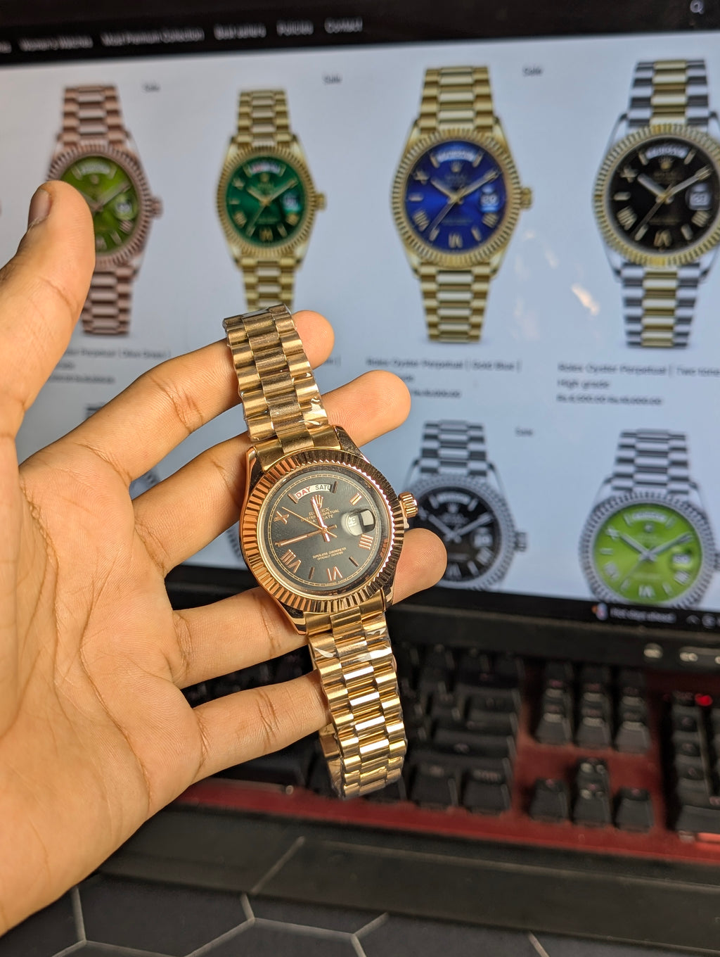 Rolex Oyster Perpetual High Grade | Rose Gold Chocolate