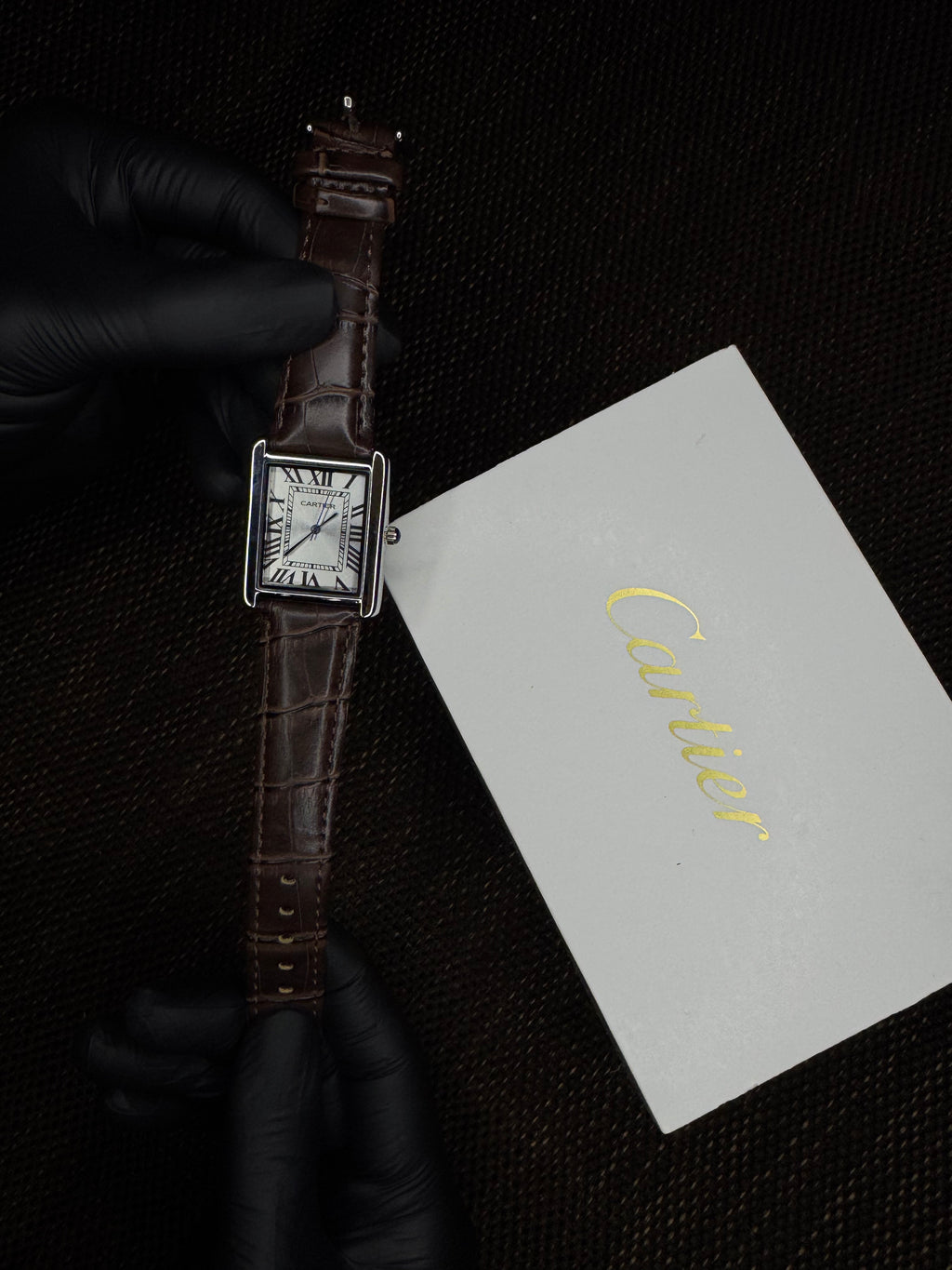 Cartier Tank | Brown straps