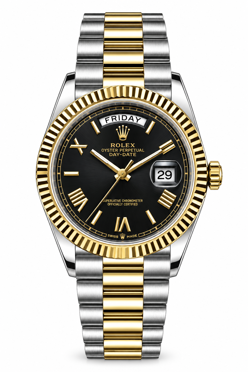 Rolex Oyster Perpetual | Two tone black | High grade