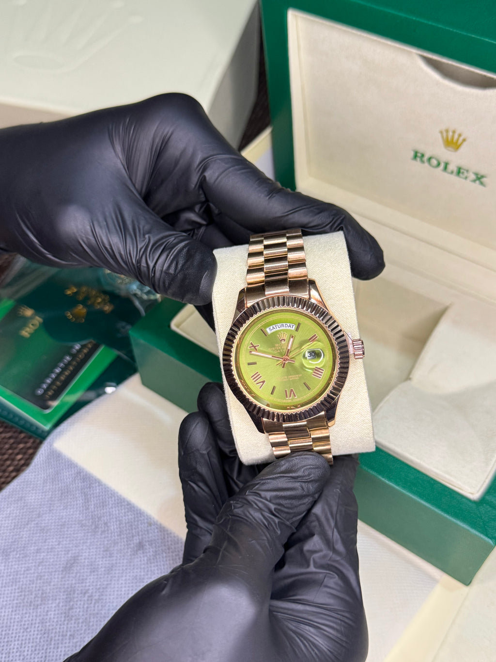 Rolex Oyster Perpetual | Olive Green | High Grade