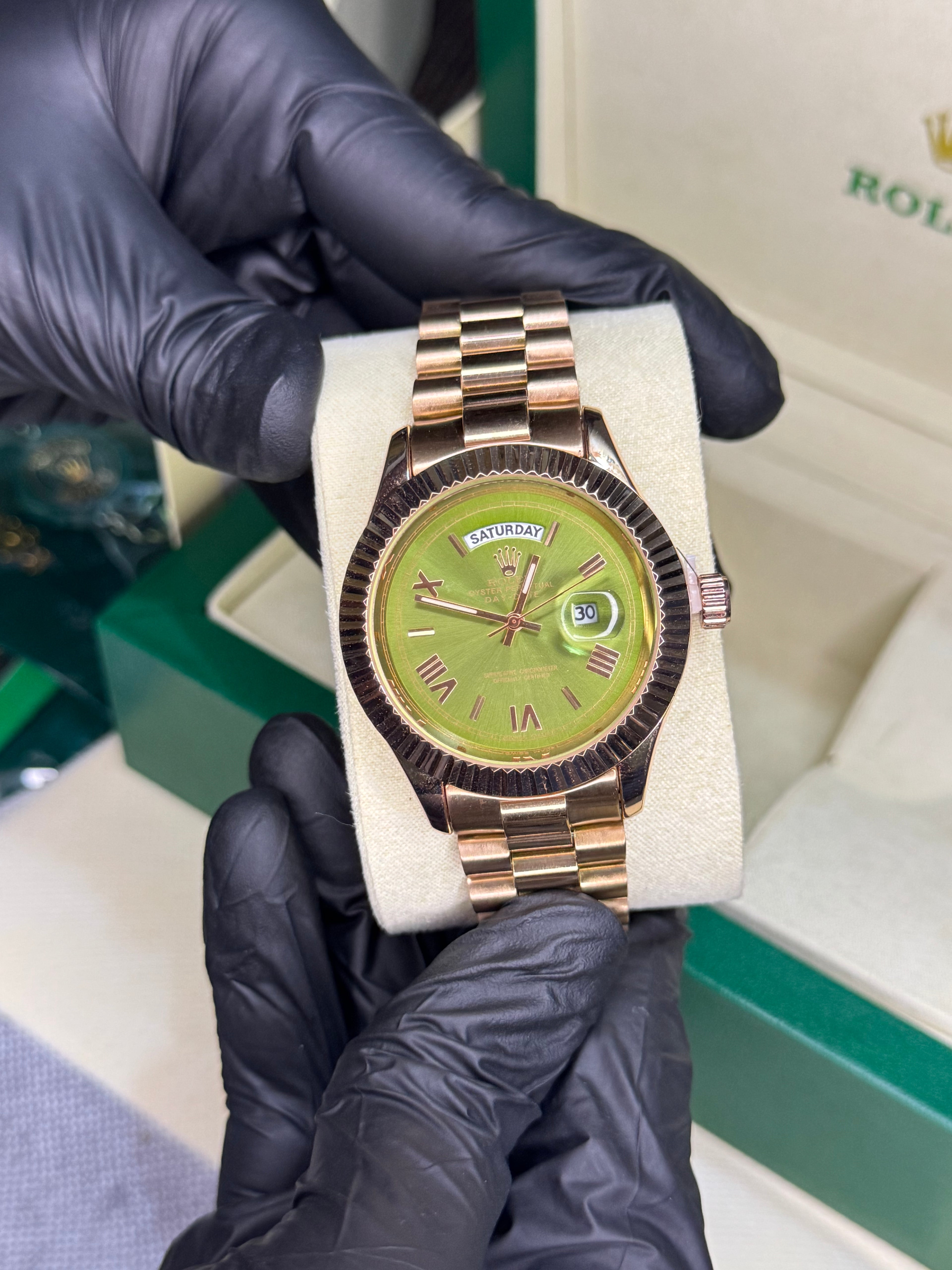 Rolex Oyster Perpetual | Olive Green | High Grade