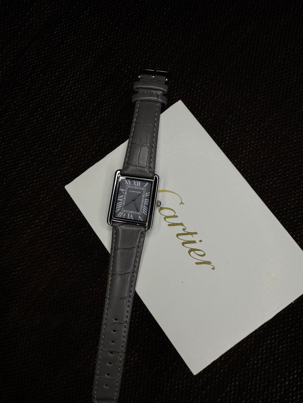 Cartier Tank | Grey Roman Dial