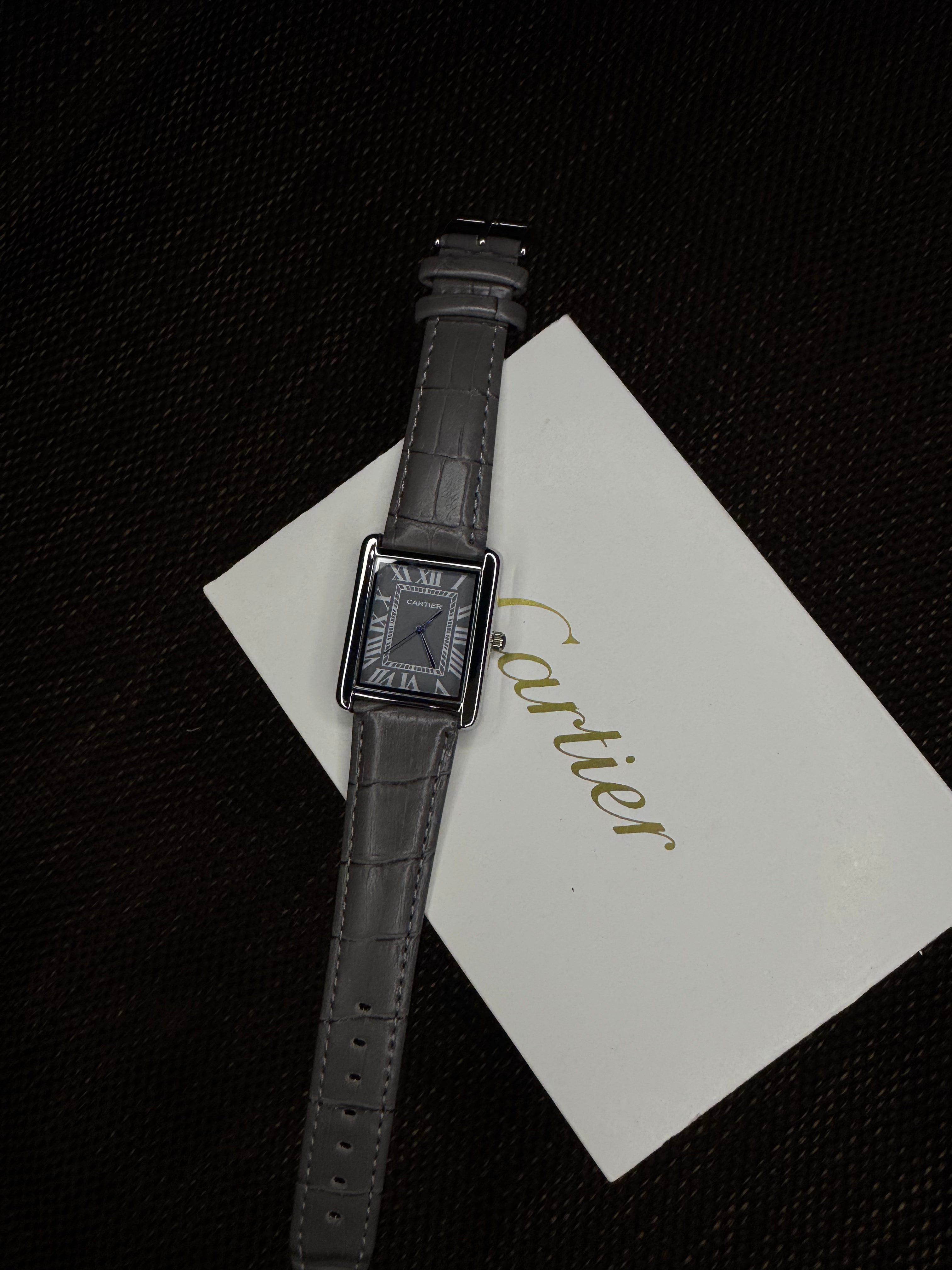 Cartier Tank | Grey Roman Dial