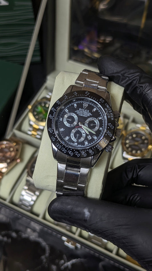 Rolex oyster perpetual Silver Black Daytona