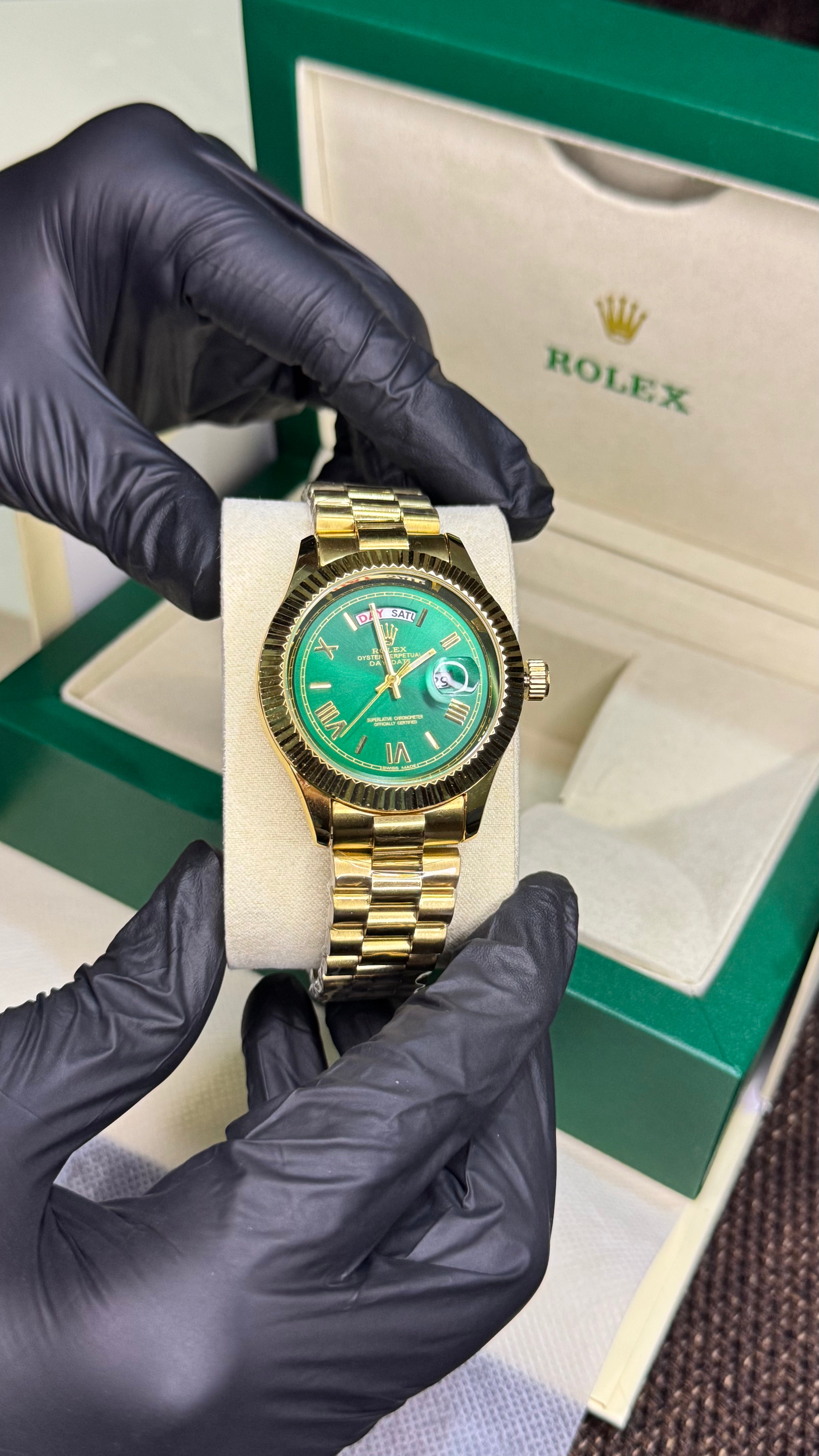 Rolex Oyster Perpetual | Gold Green | High Grade