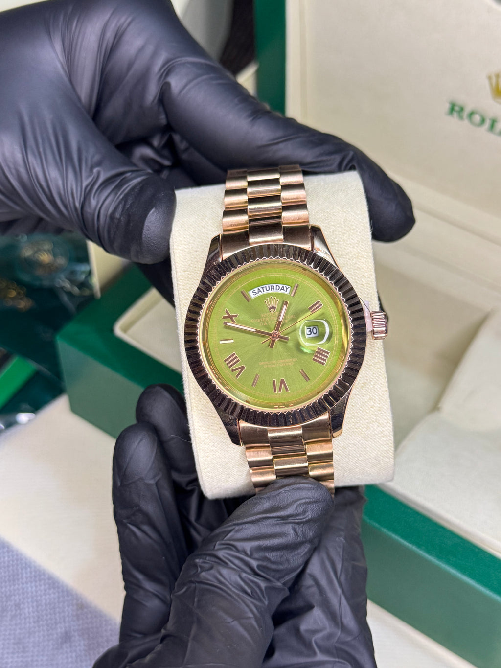Rolex Oyster Perpetual | Olive Green | High Grade