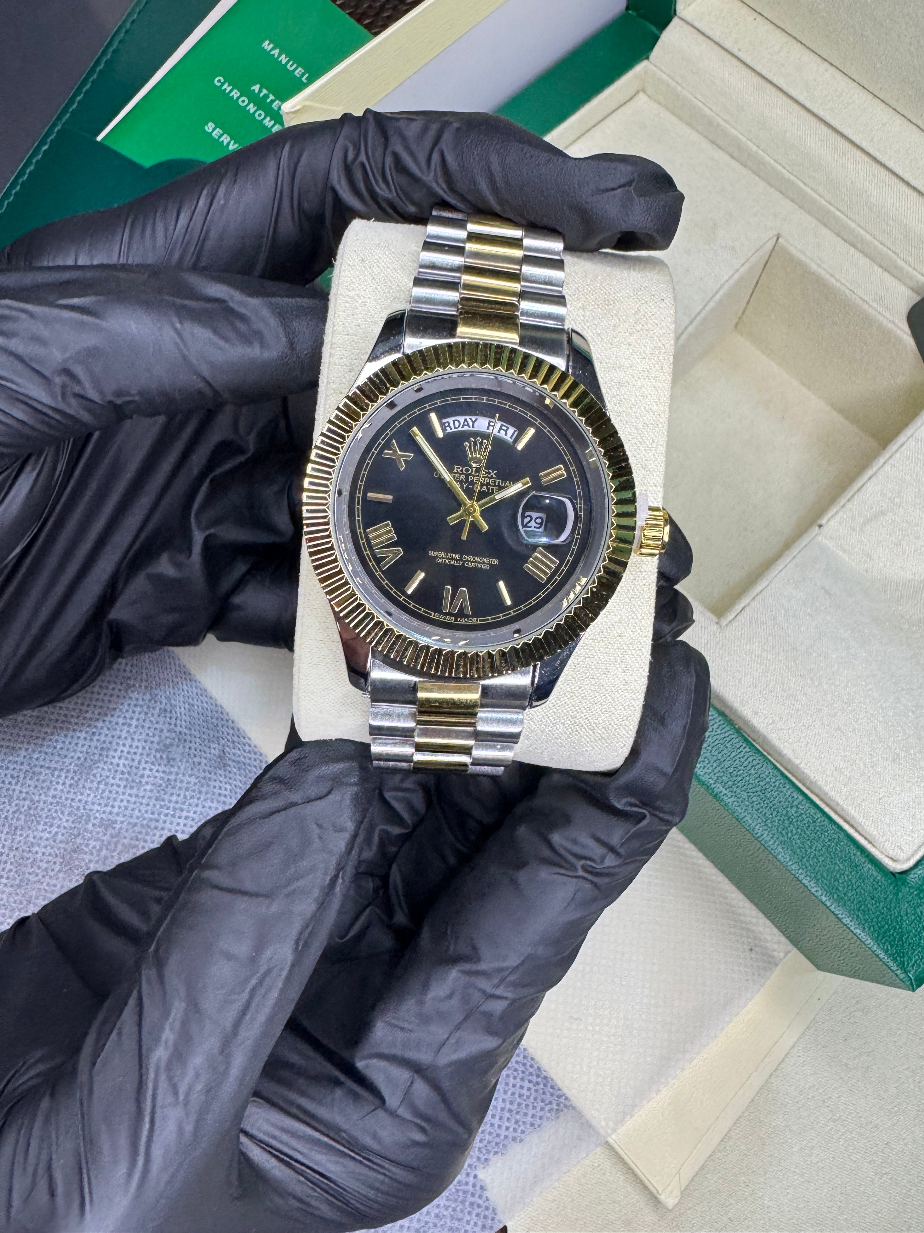 Rolex Oyster Perpetual | Two tone black | High grade