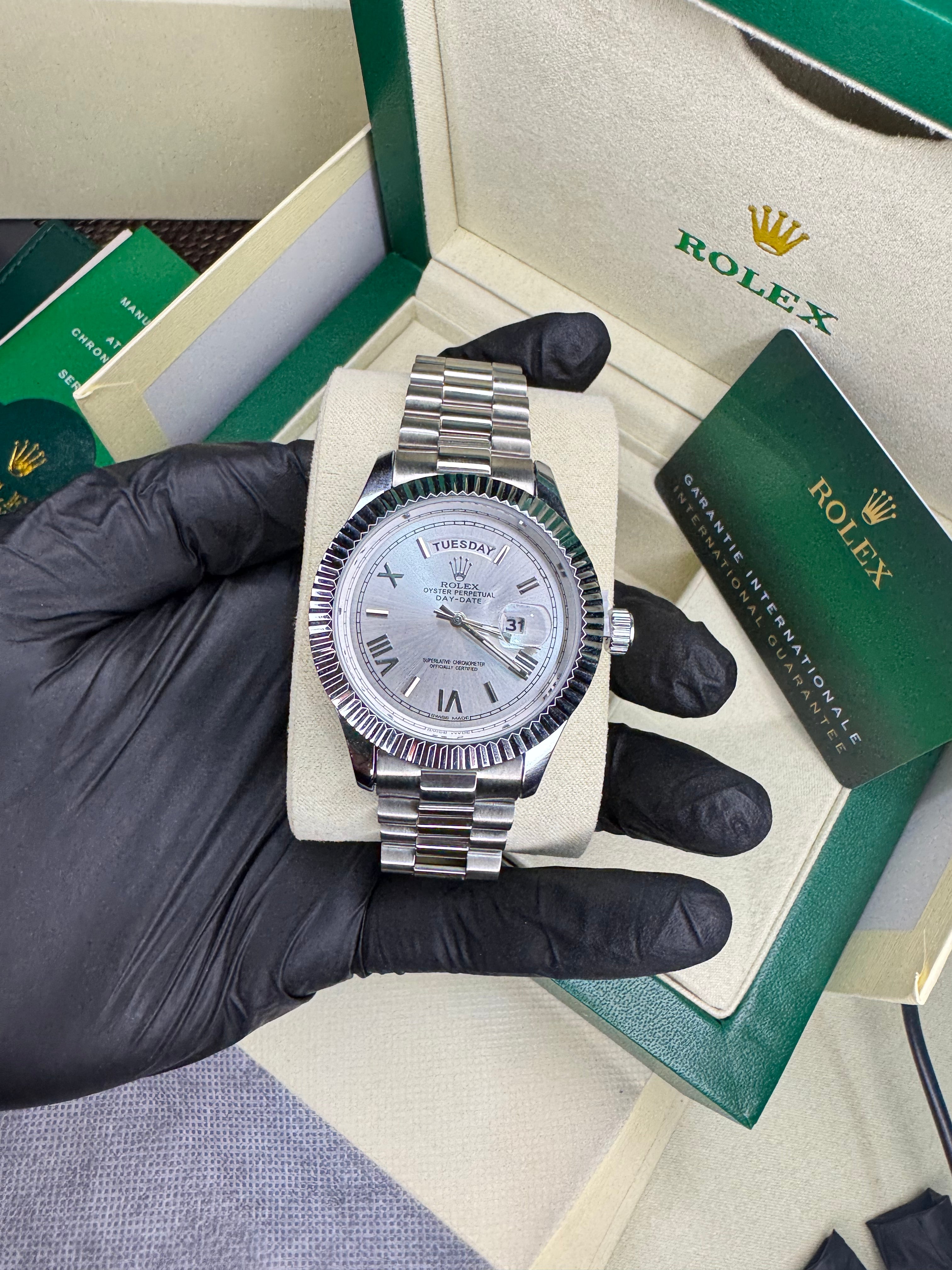 Rolex Oyster Perpetual | Silver White | High Grade