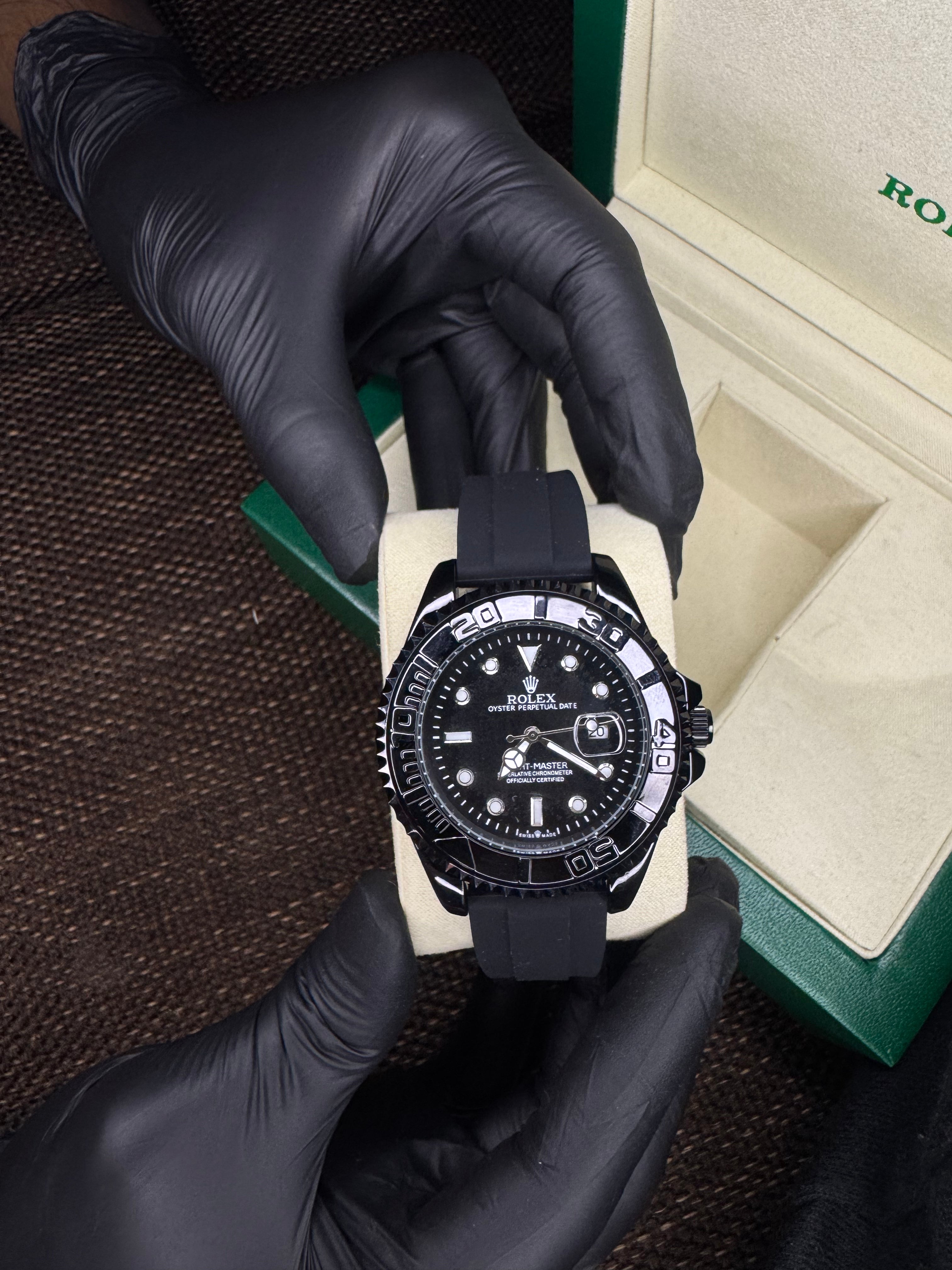 Rolex Yatch Master ( Jet black )