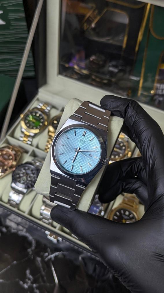 Tissot PRX 1853 | Silver Tiffany | Stainless steel | Sapphire Glass | Date Working