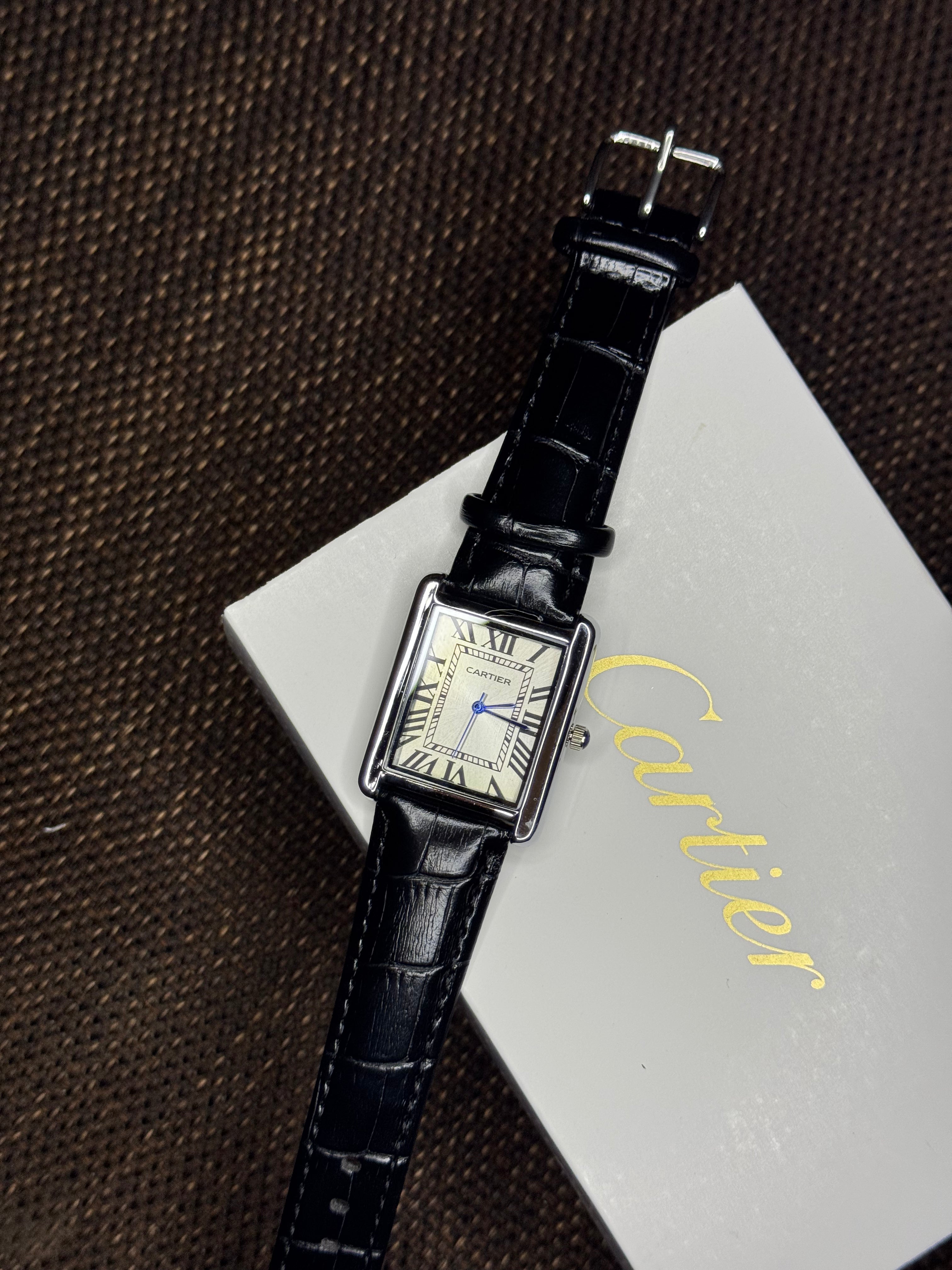 Cartier Tank | White Roman Dial