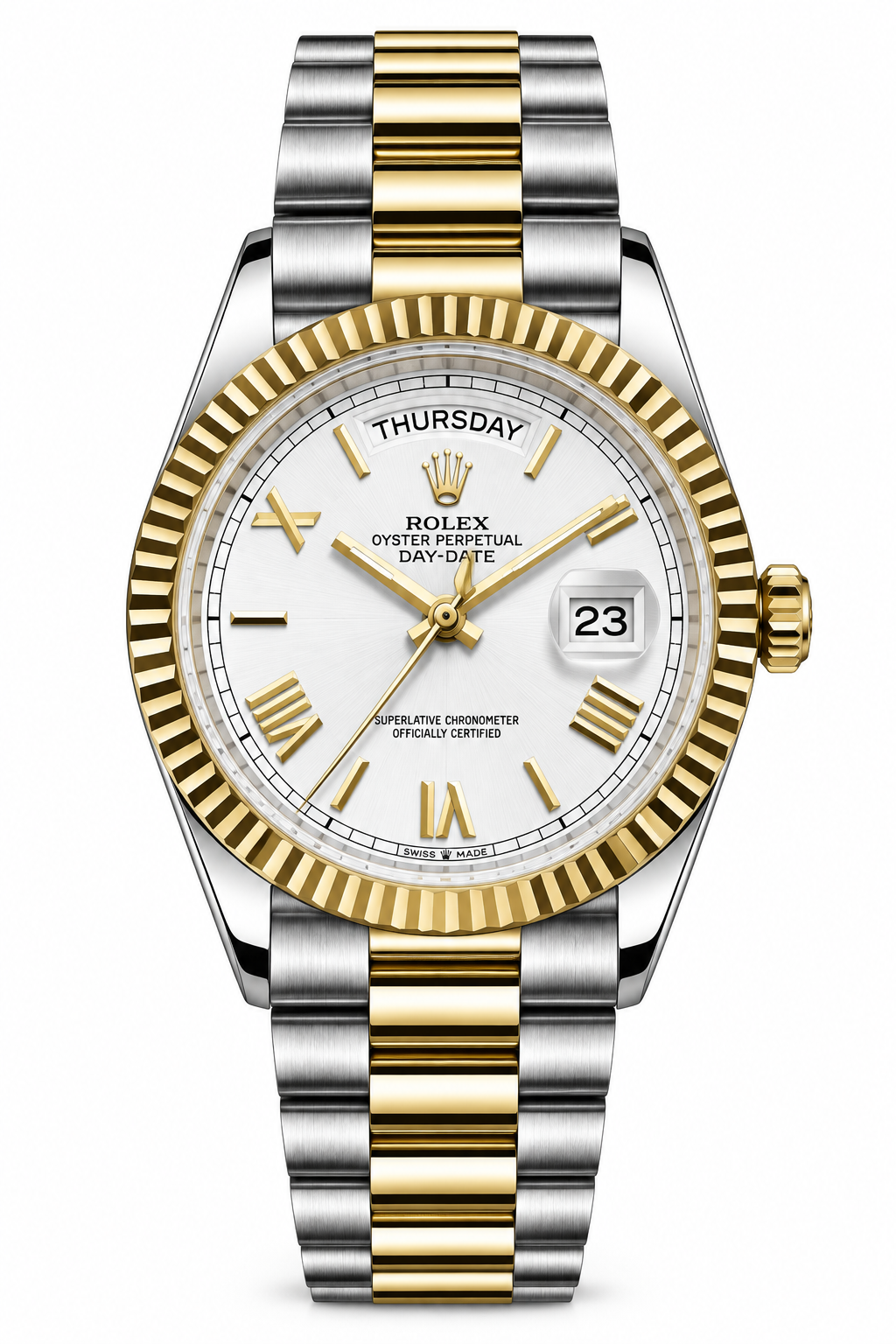 Rolex Oyster Perpetual | Two tone white | High grade