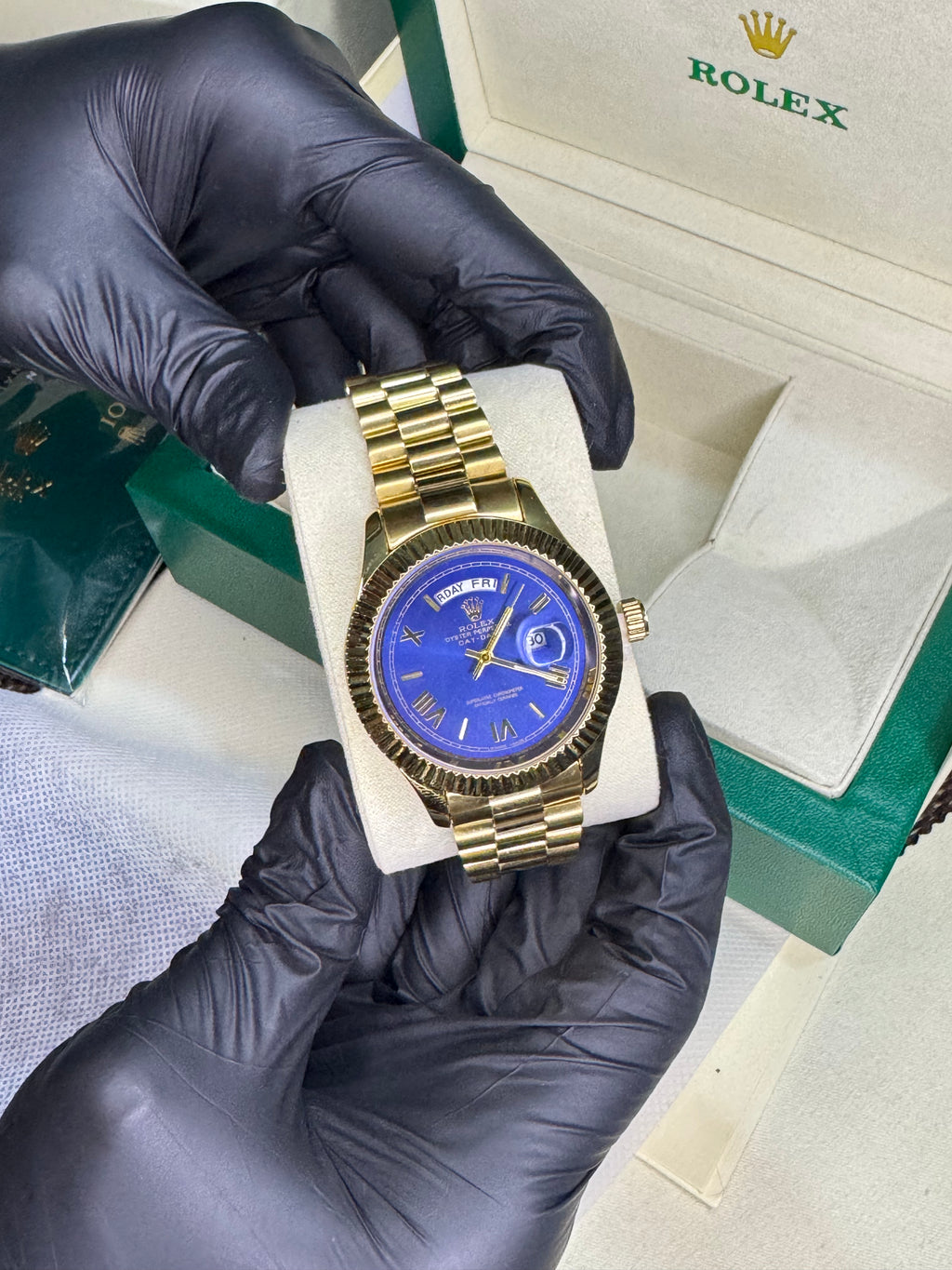 Rolex Oyster Perpetual | Gold Blue | High Grade