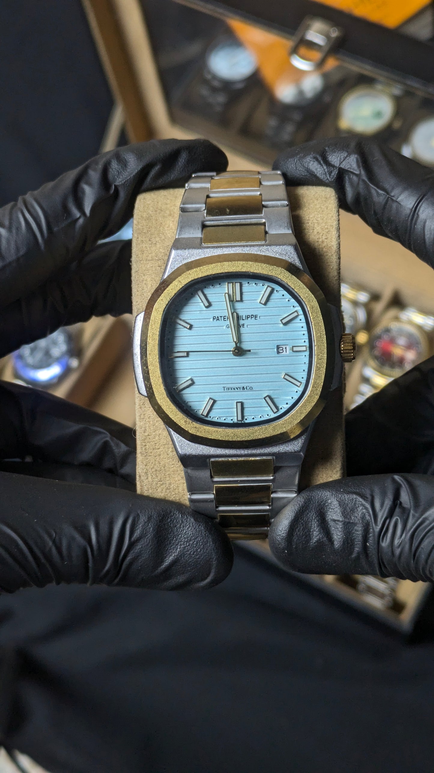 Patek Phillipe Geneve | Master Quality | Date Working | Two Tone Tiffany