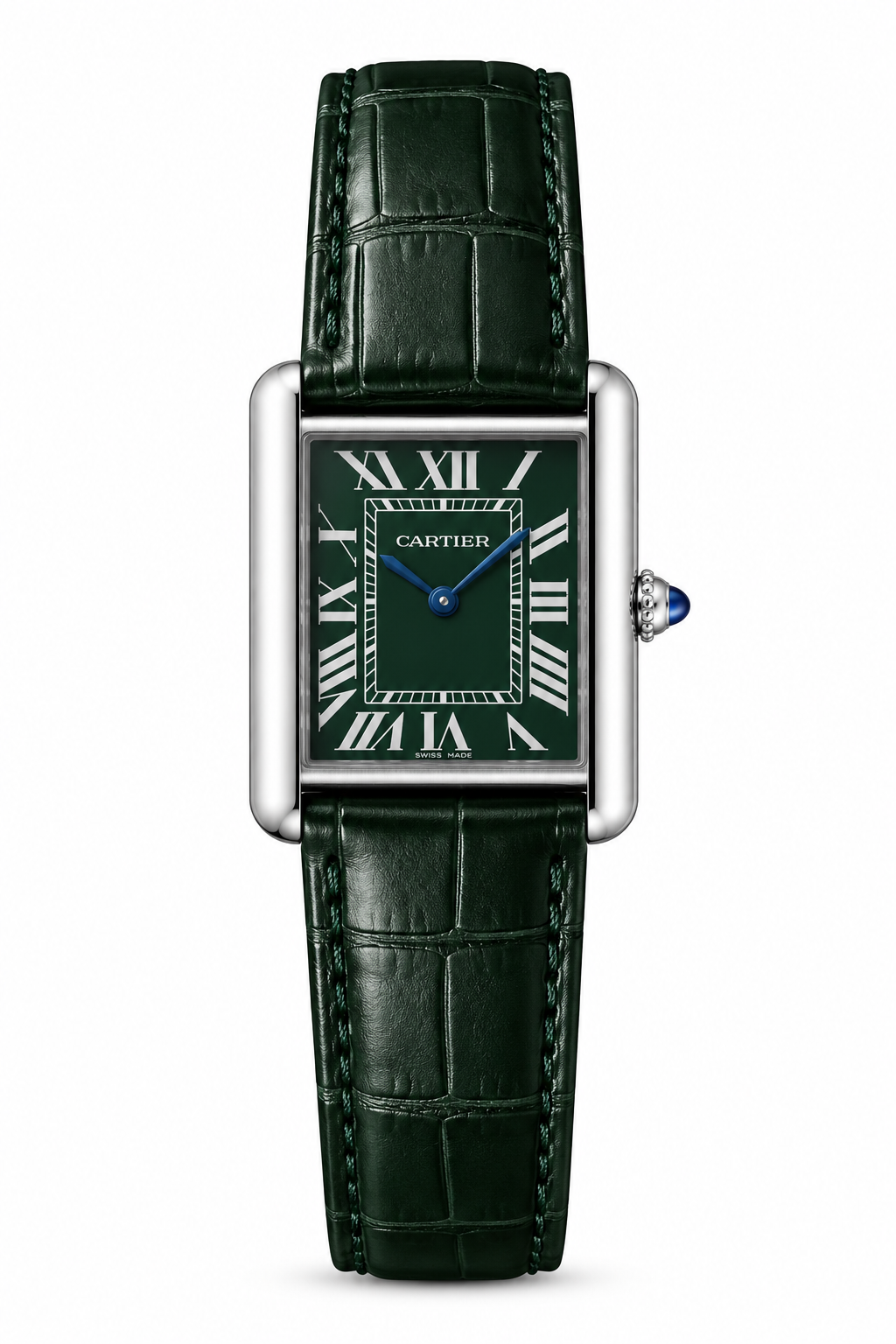 Cartier Tank | Green Straps