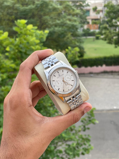 Elite Class Watch | Silver Chain | Best Seller