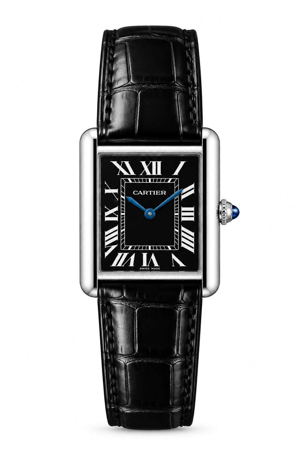 Cartier Tank | Jet Black Roman dial