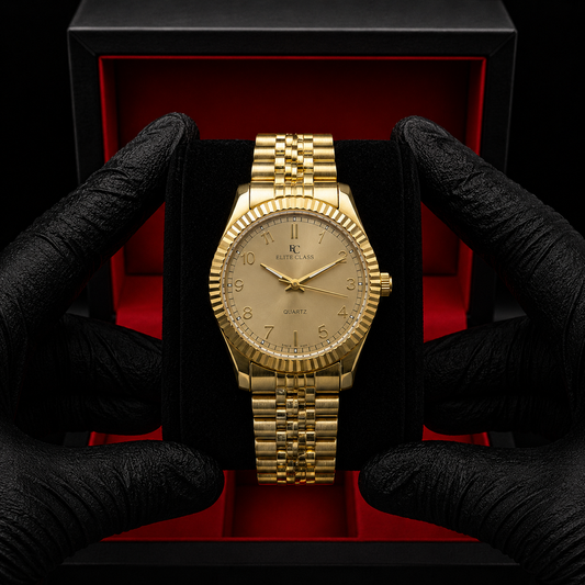 Elite Class Watch | Gold & Two tone Chain