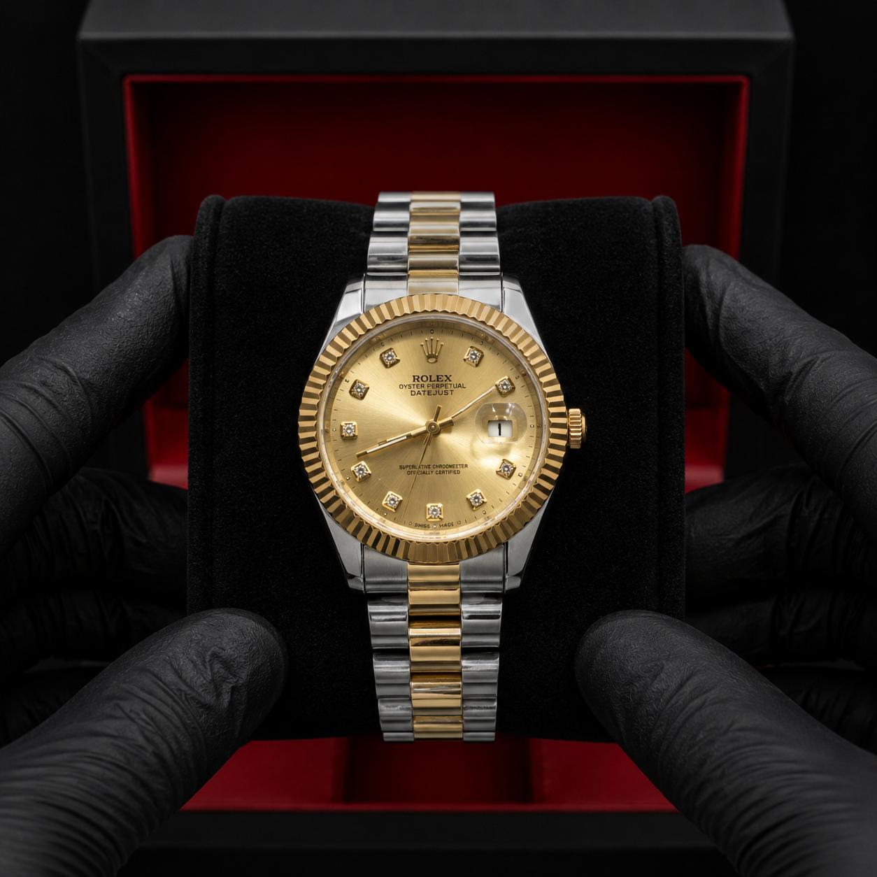 Rolex Oyster Perpetual | Two tone Gold | Master Quality | Date Just