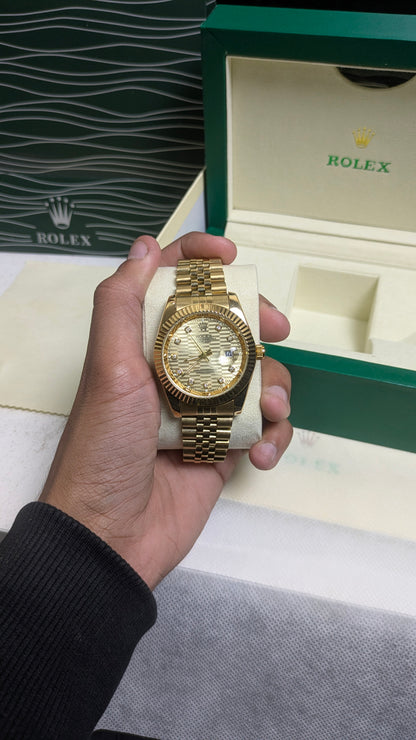Rolex Oyster Perpetual | Date Just | Master Quality | Stainless Steel | Full Gold