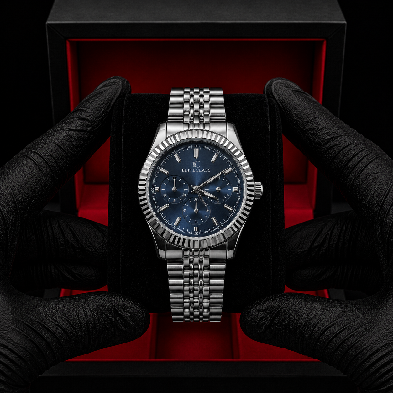 Elite Class Watch | Silver Chain | Best Seller