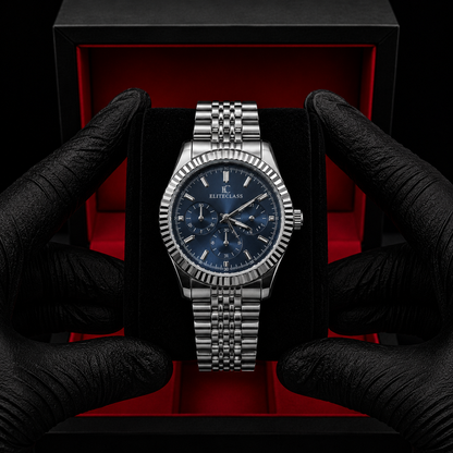 Elite Class Watch | Silver Chain | Best Seller