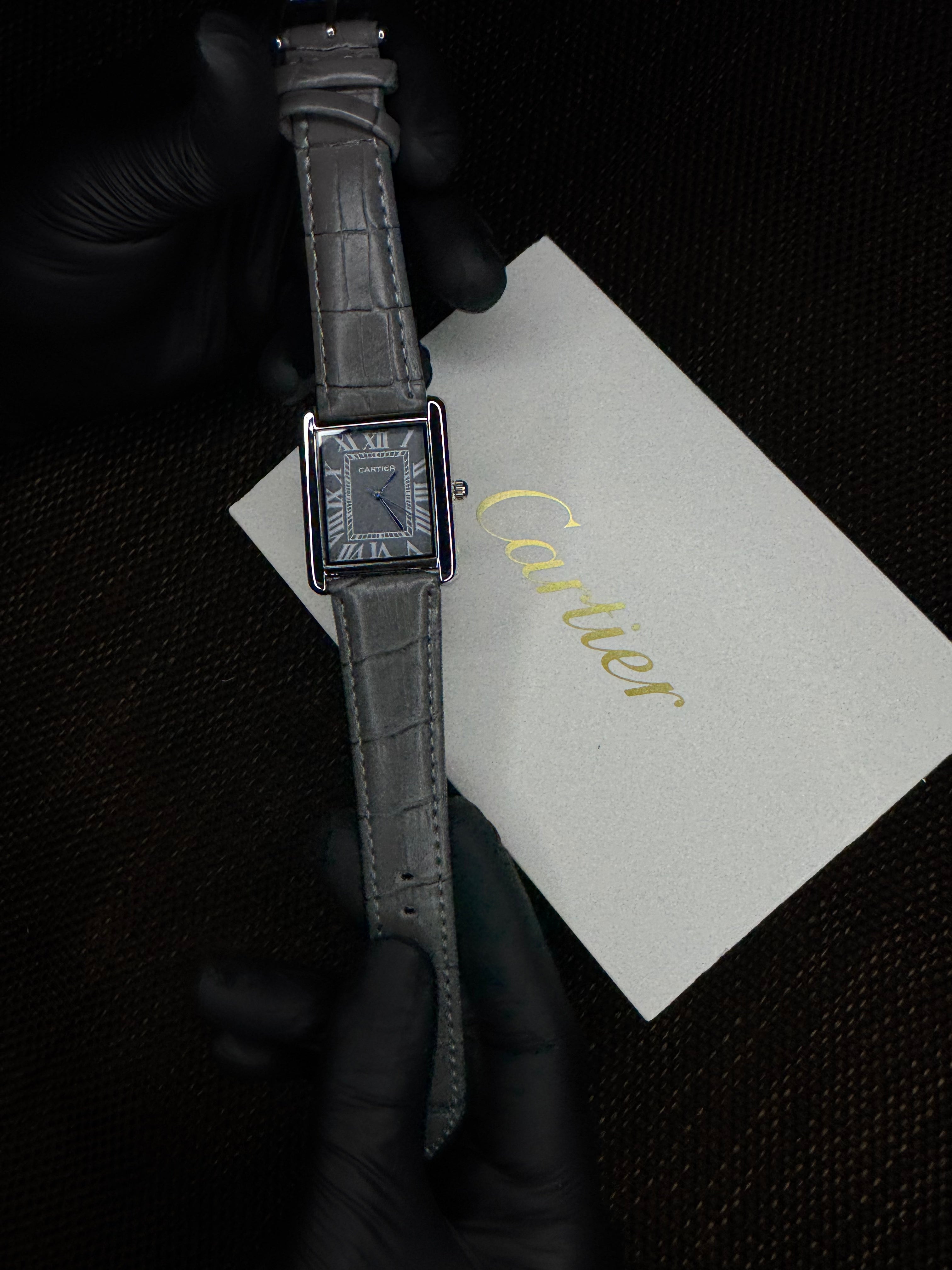 Cartier Tank | Grey Roman Dial